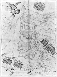 Plano y mapa de la ciudadela de Mont-Louis
